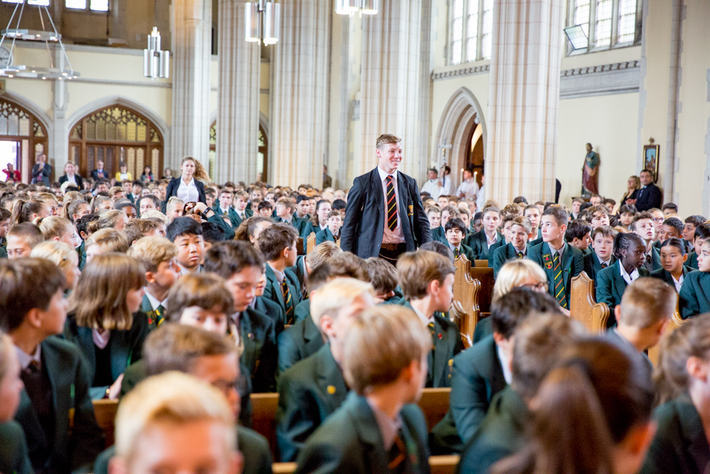 St Benedict's Sixth Form presentation to prefects, Ealing Abbey