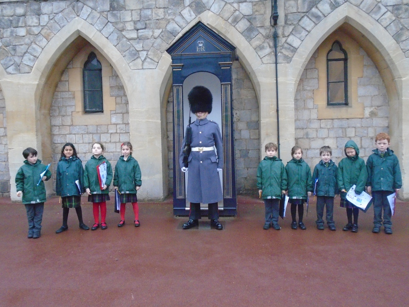 St Benedict's Junior School, Ealing, west London, visit Windsor Castle