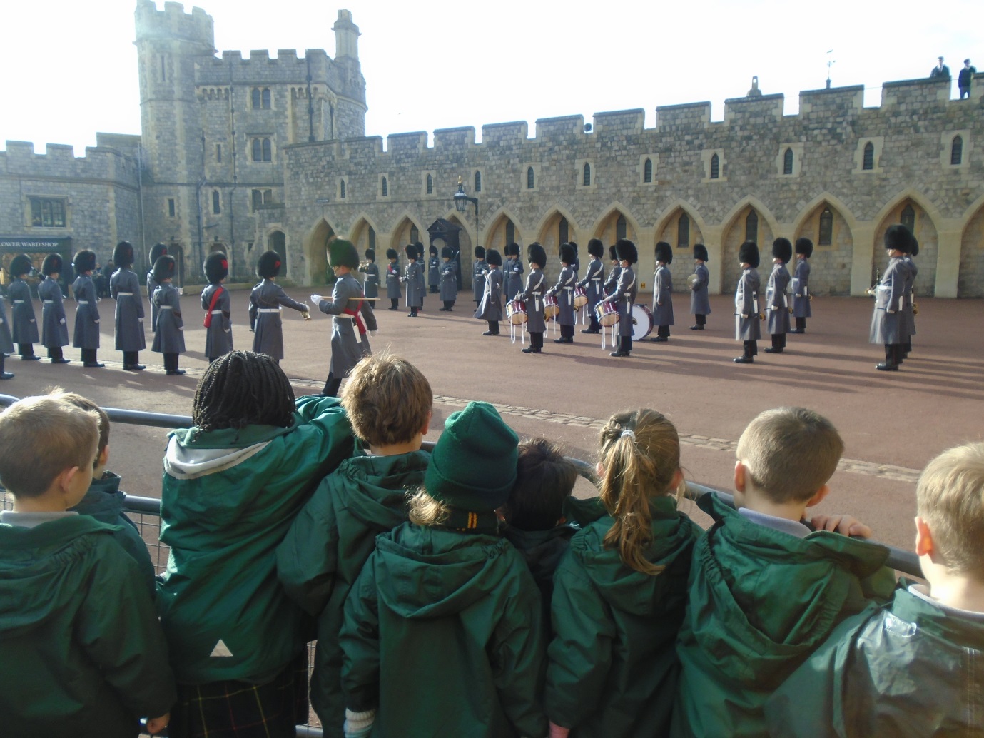 St Benedict's Junior School, Ealing, west London, visit Windsor Castle