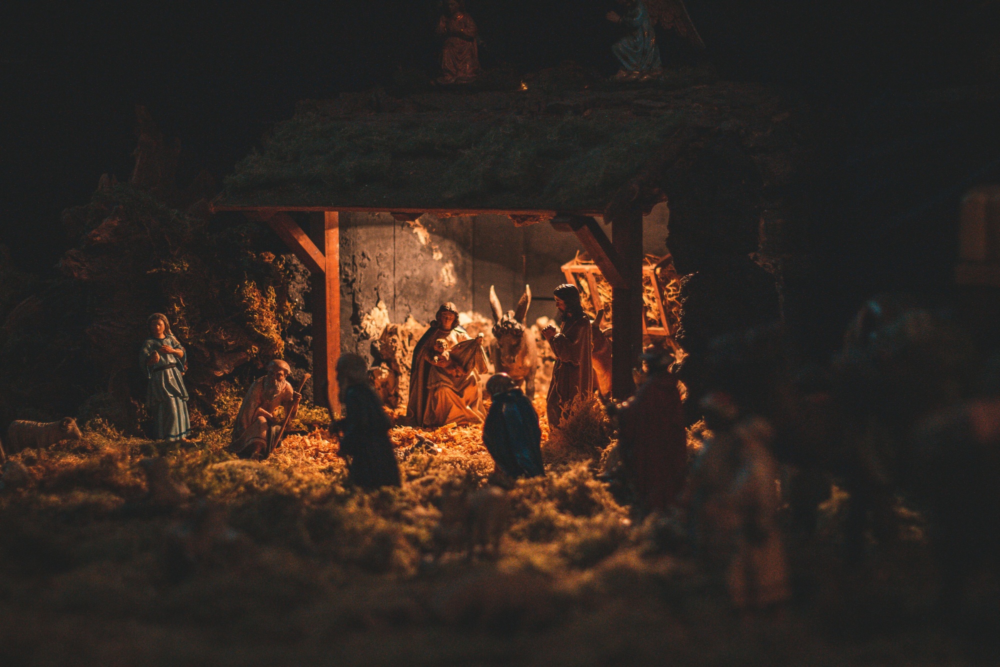 image of the birth of Jesus nativity scene