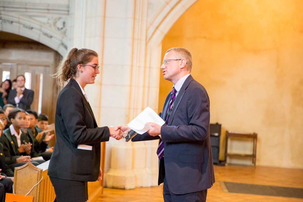 St Benedict's Sixth Form presentation to prefects, Ealing Abbey