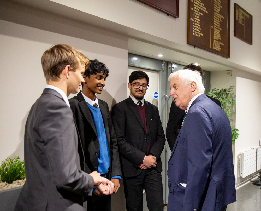 Lord Patten at St Benedict's