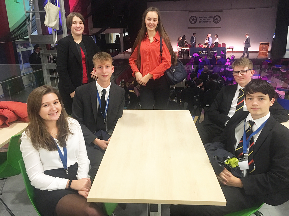 St Benedict's Model United Nations team