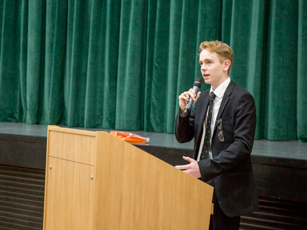 St Benedict's Sixth Form Scholars' Evening-Lord Patten