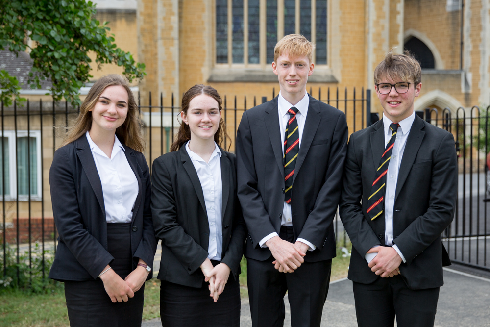 St Benedict's School Ealing introduces the new Head Girl and Head Boy