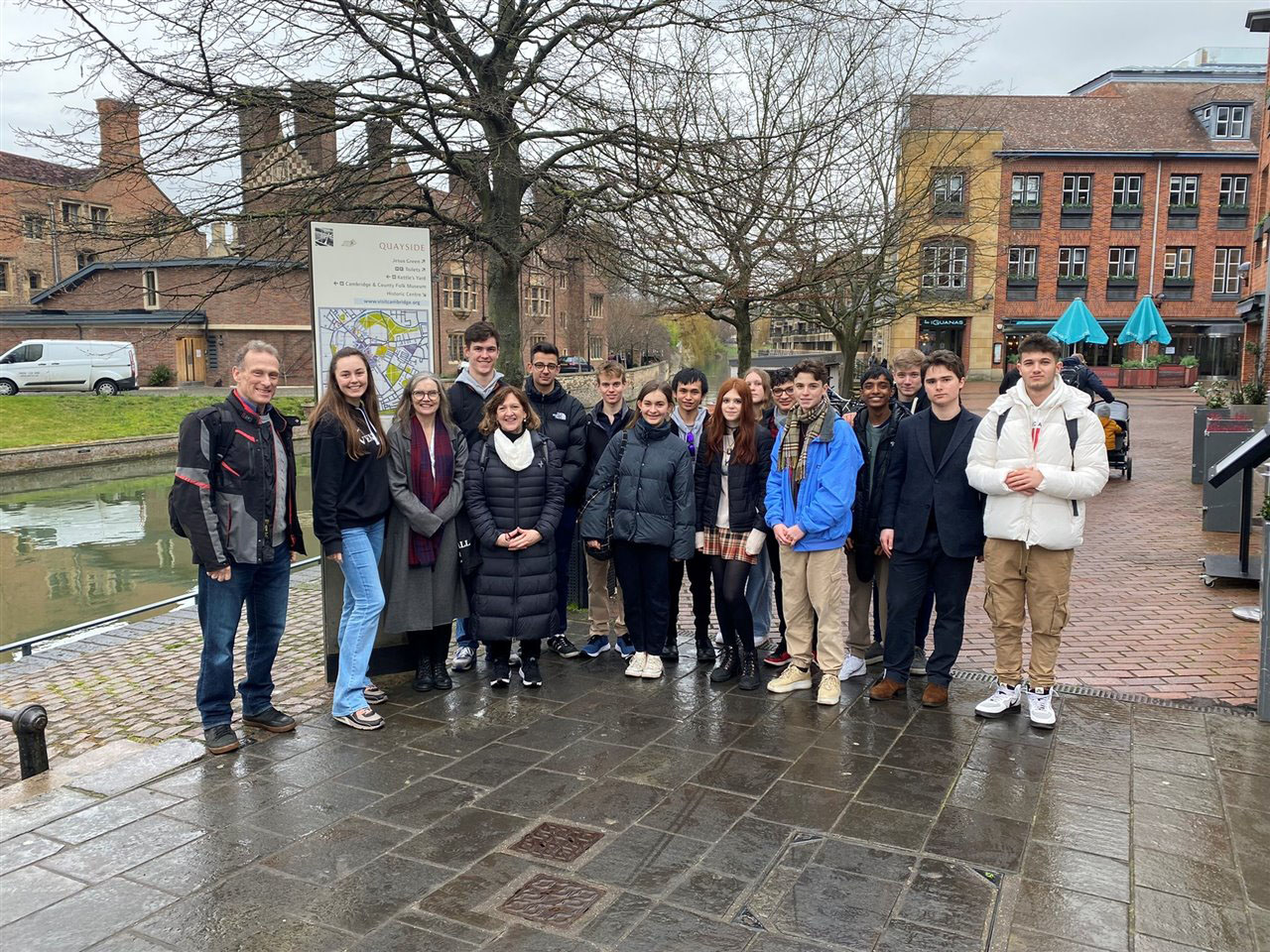 St Benedict's sixth form visit to Cambridge University