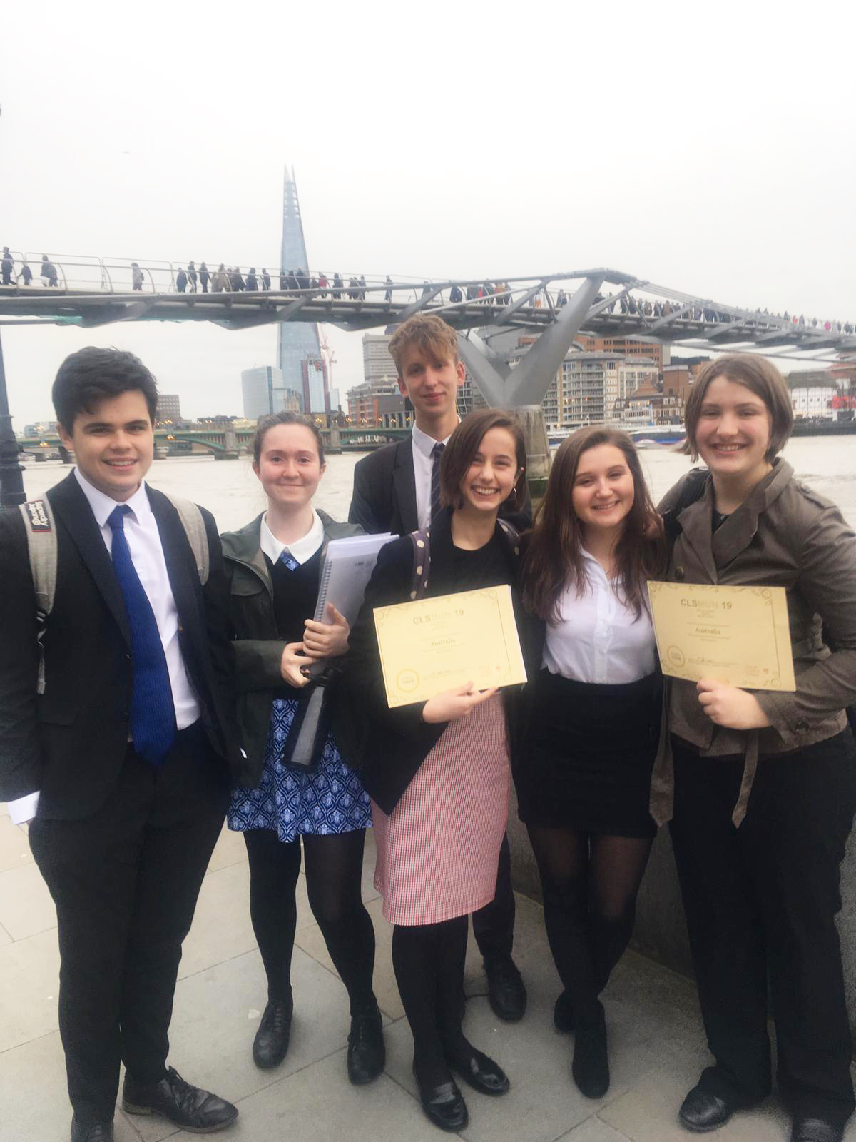 St Benedict's Model United Nations winners