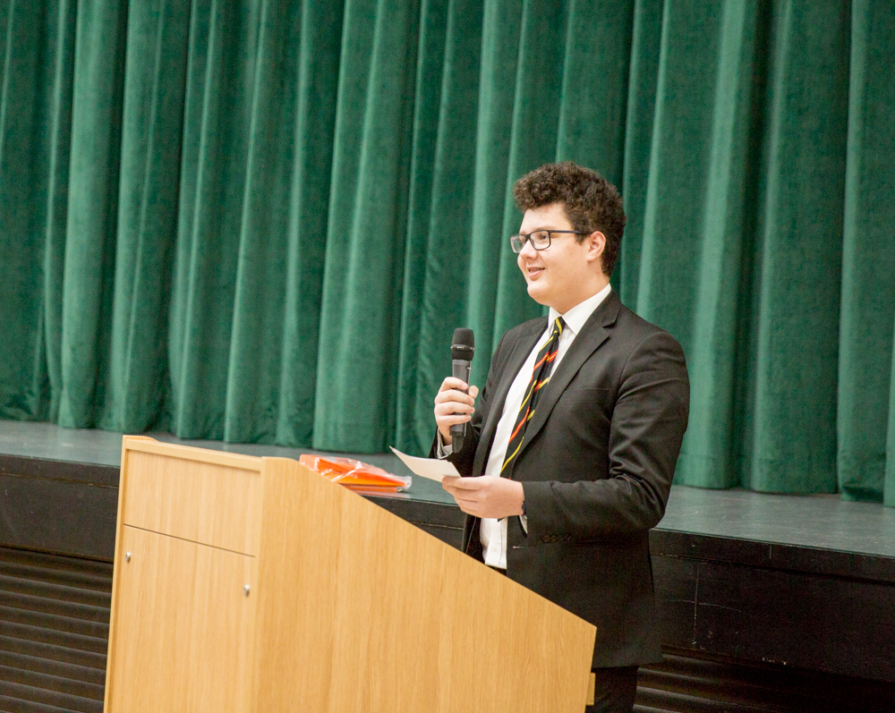 St Benedict's Sixth Form Scholars' Evening-Lord Patten