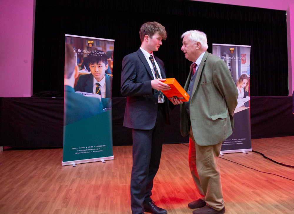 St Benedict's Academic Scholars Evening Lord Patten 2021