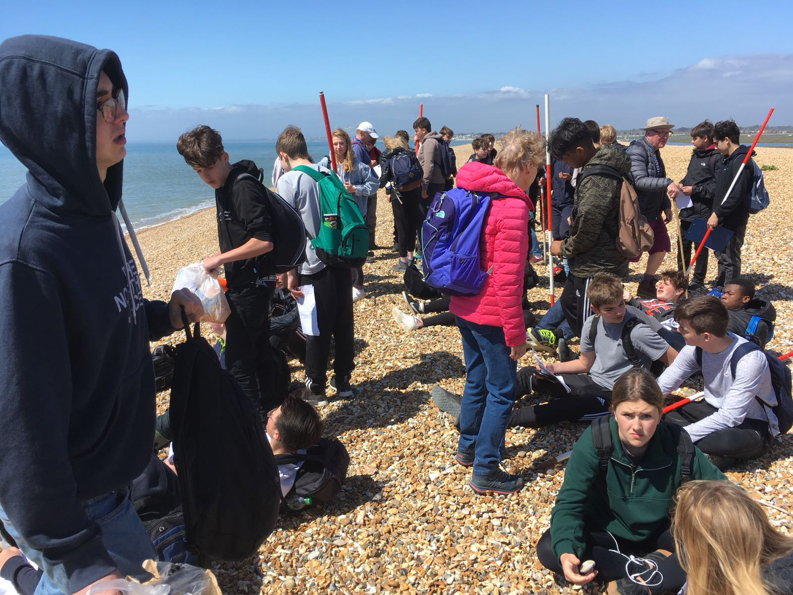 St Benedict's Geography students travel from Ealing to Hampshire coast