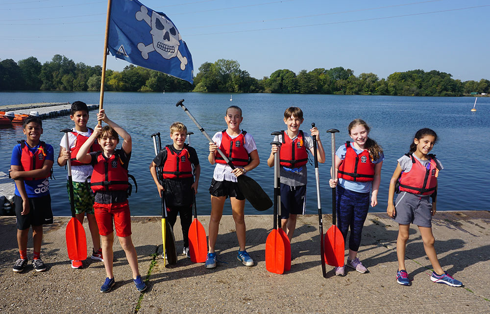 St Benedicts Year 7 Induction outdoor activities day at Hillingdon