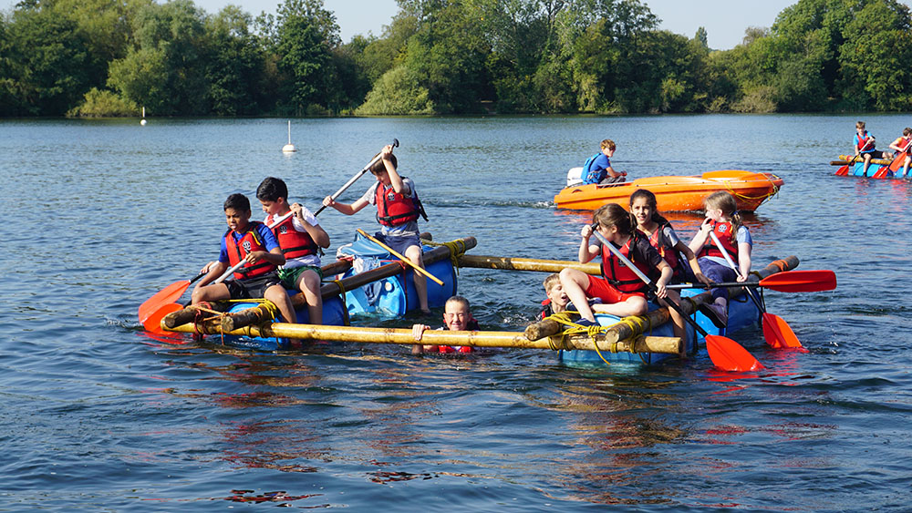 St Benedicts Year 7 Induction outdoor activities day at Hillingdon