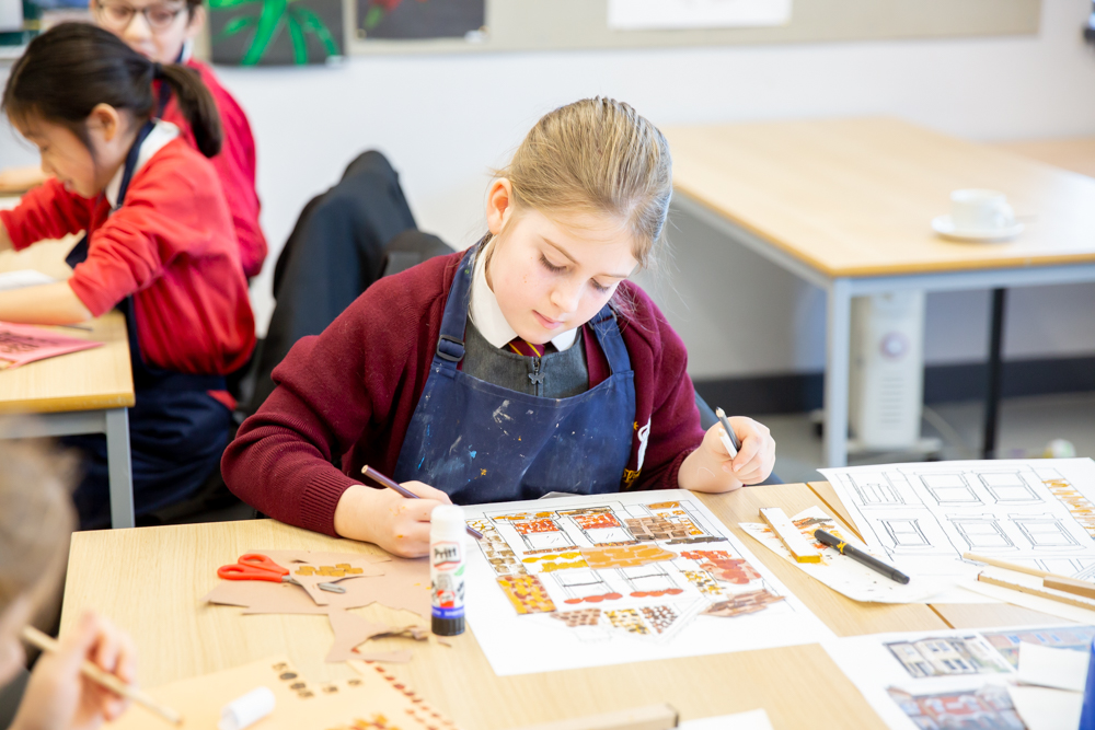 St Benedict's art workshop for Ealing primary schools