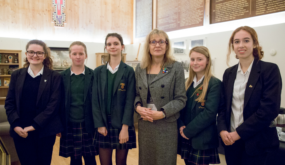 Careers talk for girls at St Benedict's