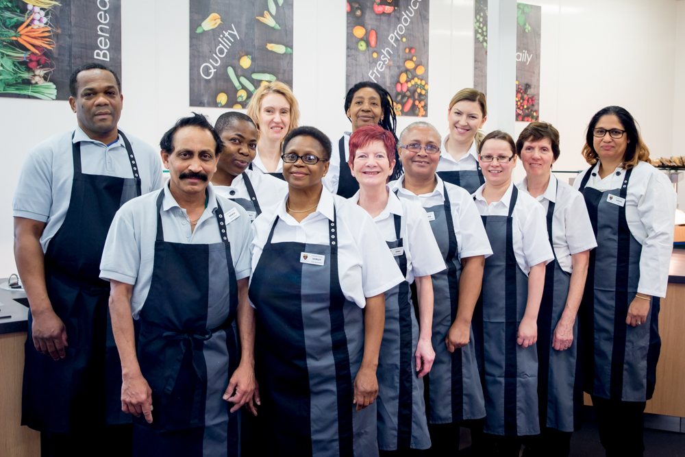 St Benedict's catering team