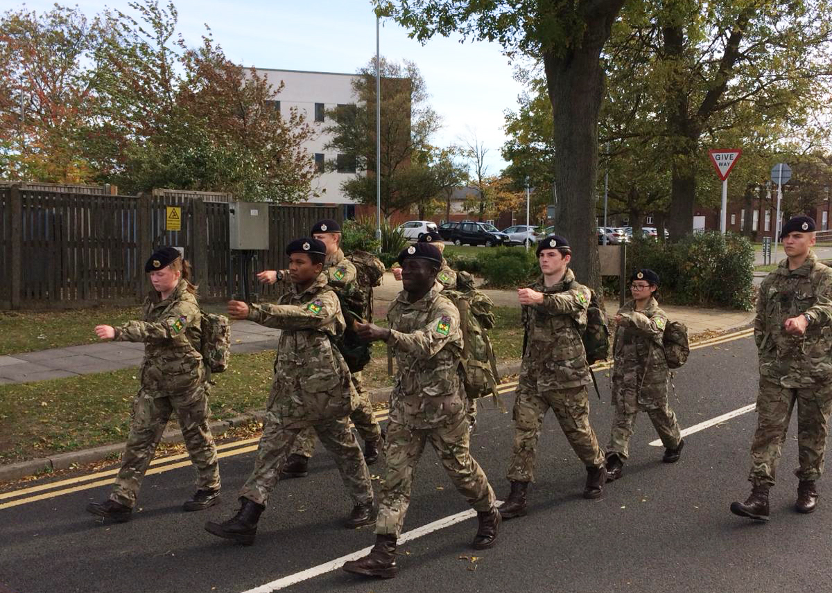 St Benedict's CCF at the Elworthy Trophy Competition