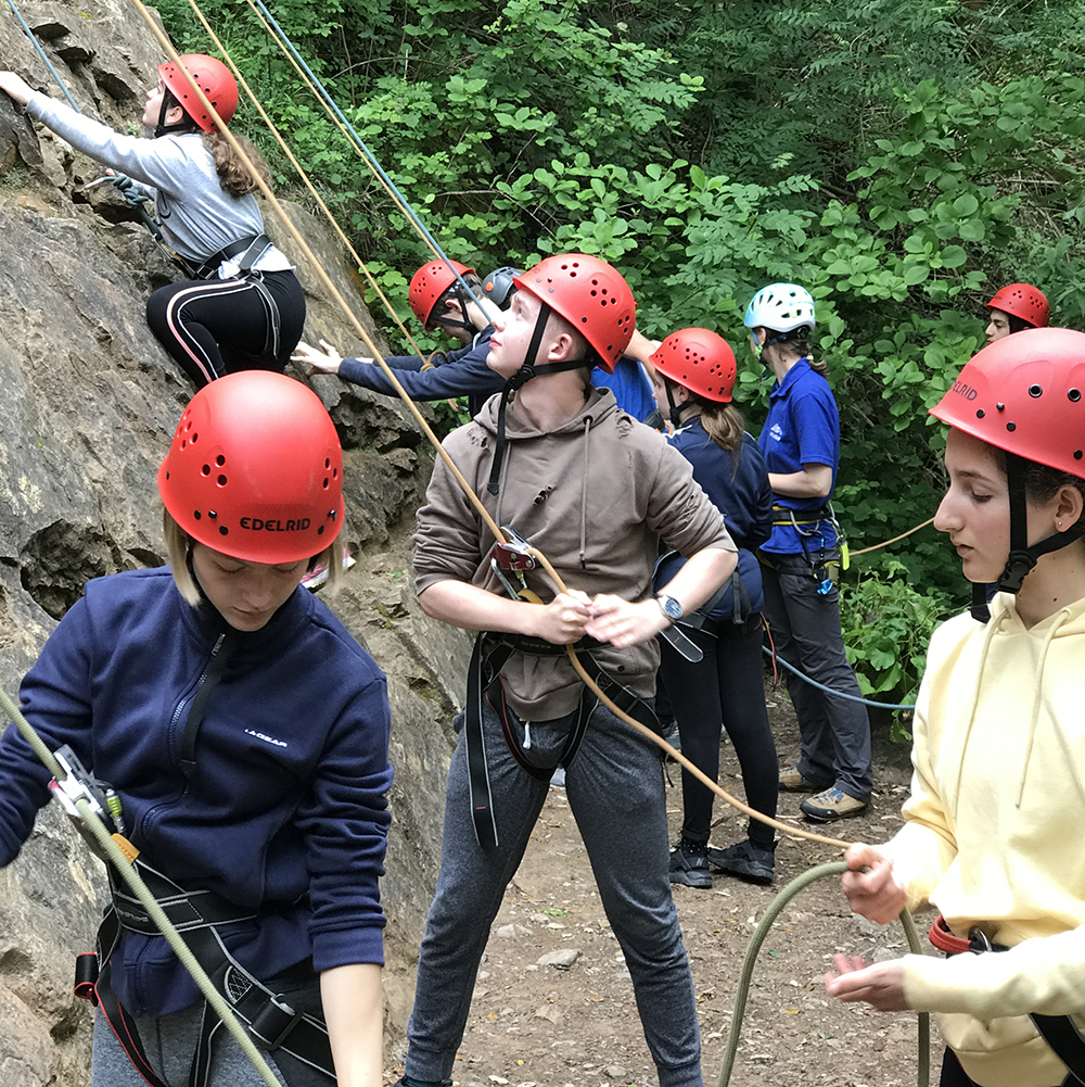 St Benedict's School Ealing CCF Mendip Adventurous Training Camp