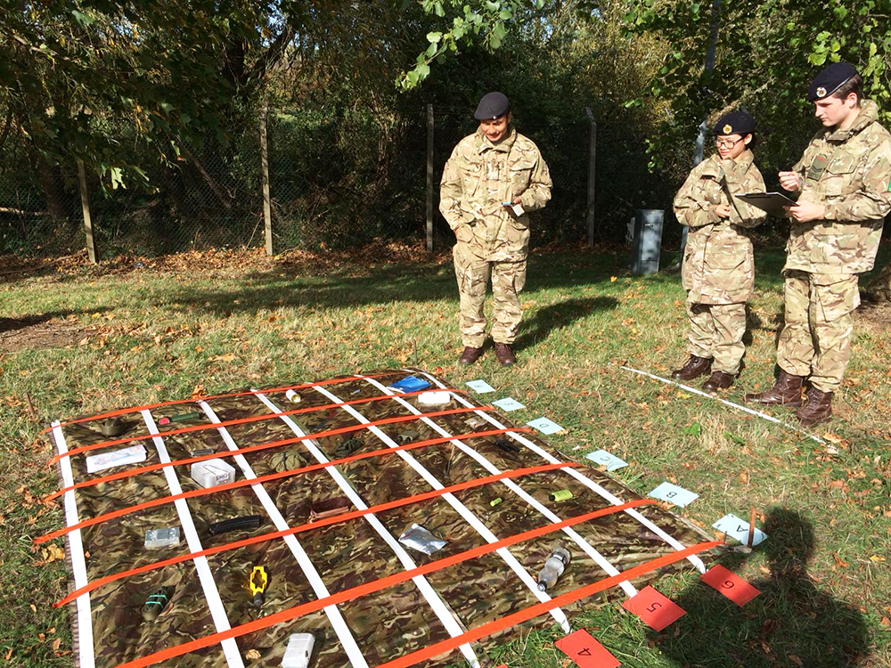 St Benedict's CCF at the Elworthy Trophy Competition