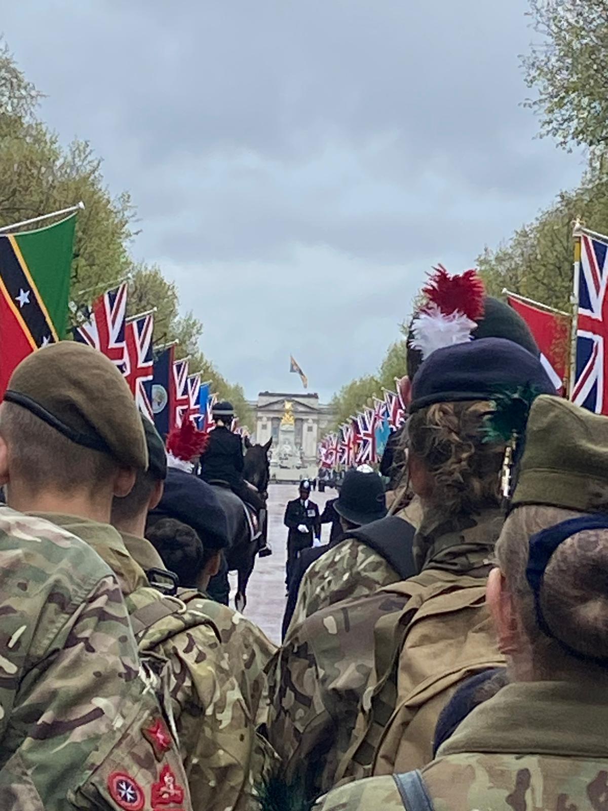 St Benedict's CCF at King Charles III's Coronation