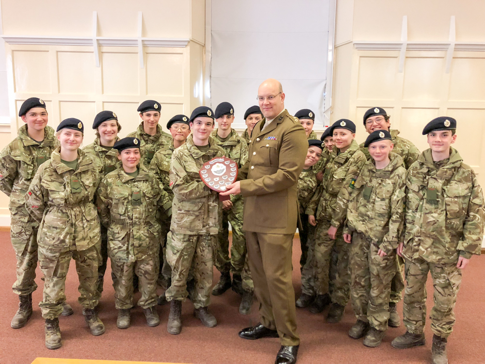 St Benedict's School Ealing CCF wins Royal Engineers Competition