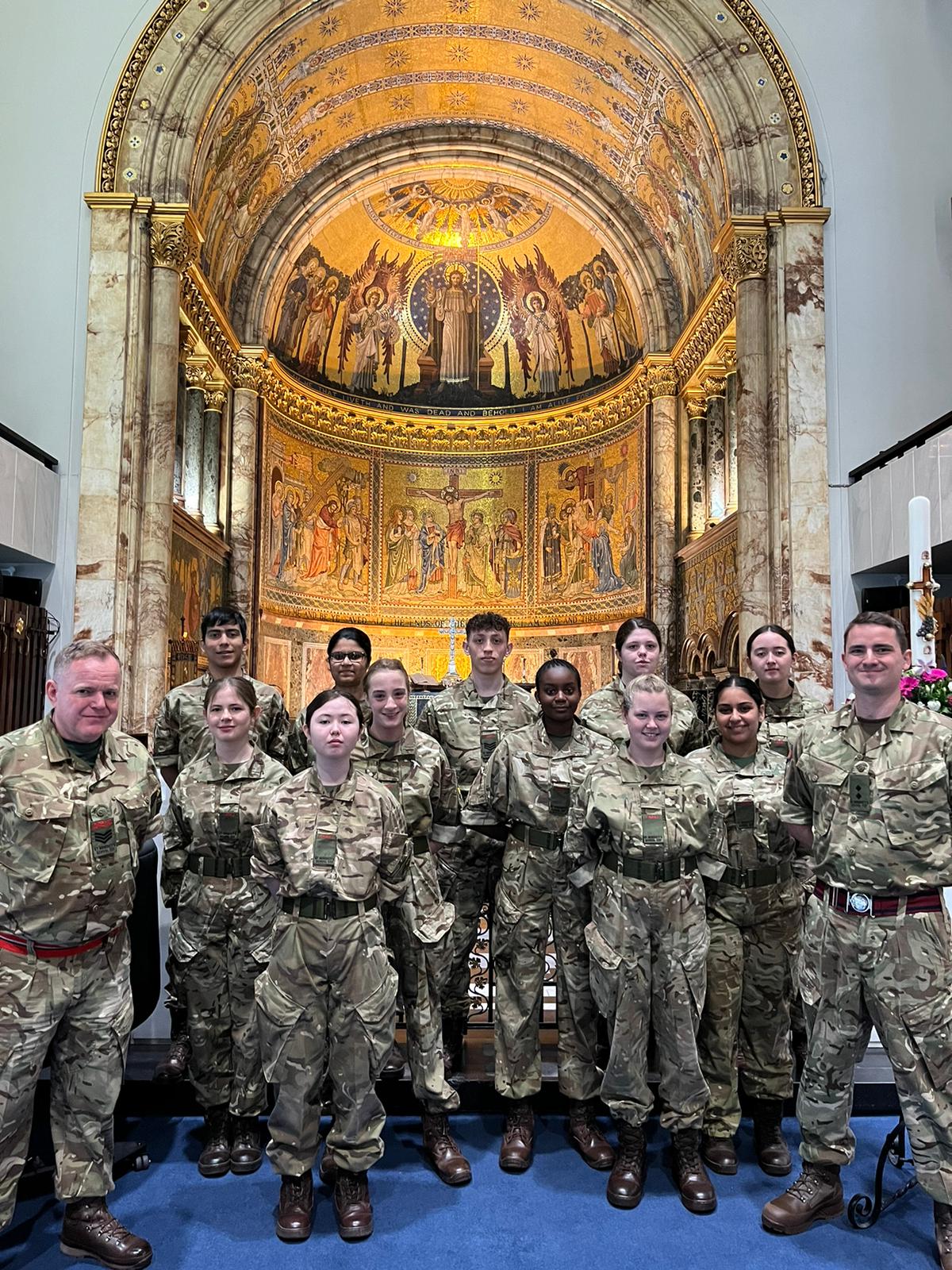 St Benedict's CCF at King Charles III's Coronation
