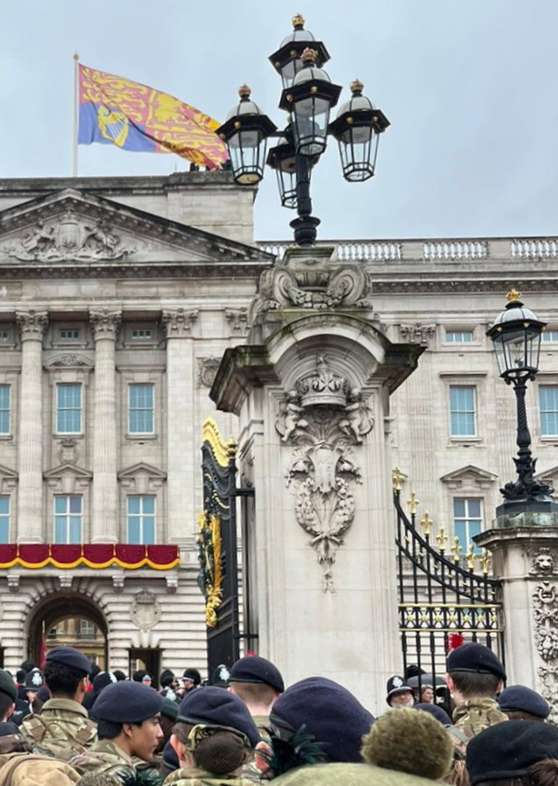 St Benedict's CCF at King Charles III's Coronation