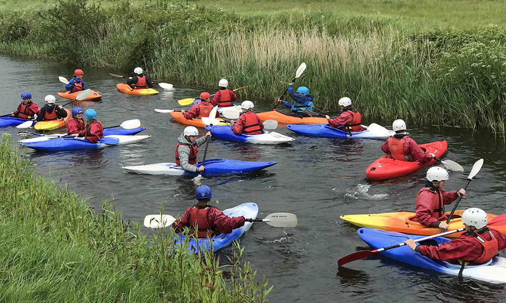 St Benedict's School Ealing CCF Mendip Adventurous Training Camp