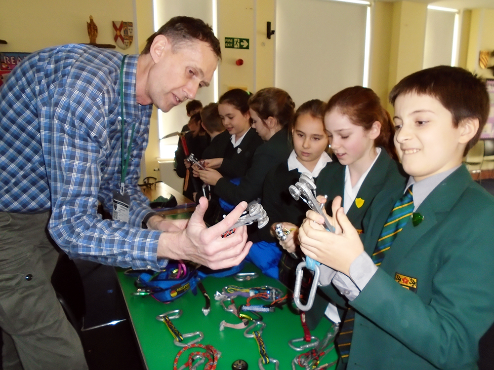 Mountains talk, years 5 and 6, St Benedict's School, Ealing