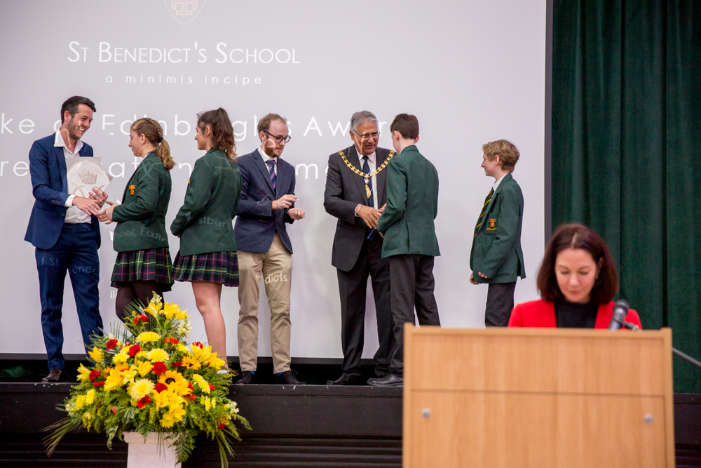 St Benedict's DofE awards ceremony