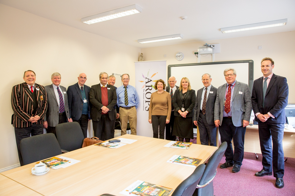 A meeting of AROPS, the alumni association, at St Benedict's, Ealing