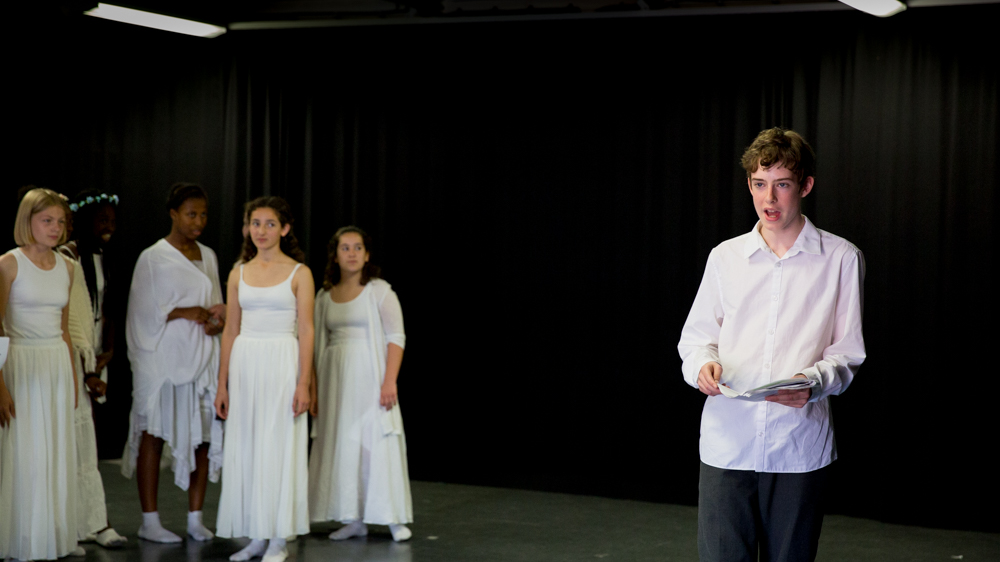 St Benedict's School Ealing classics play, the Bacchae