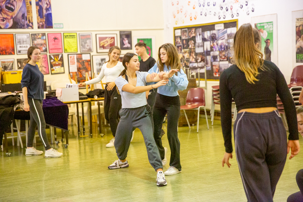 St Benedict's Drama workshop with Frantic Assembly