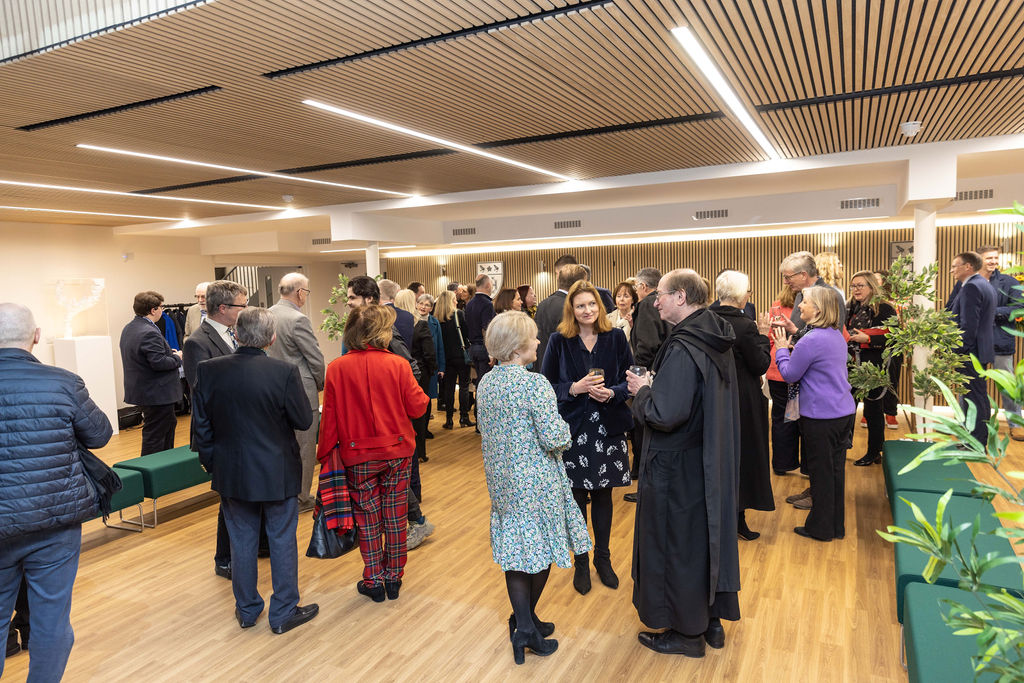 ​  St Benedict's new atrium  ​and sculpture