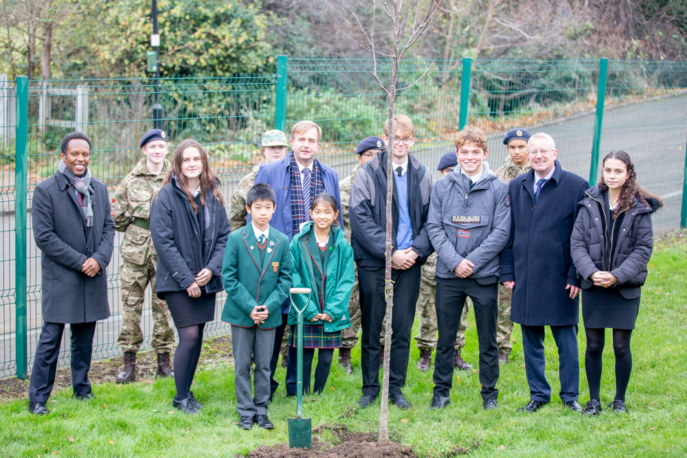 St Benedict's 120 anniversary tree planting