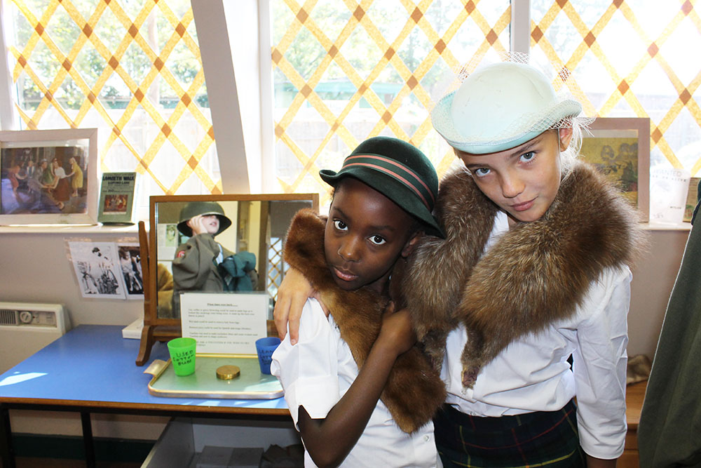 St Benedict's Junior School trip to the 1940s Experience