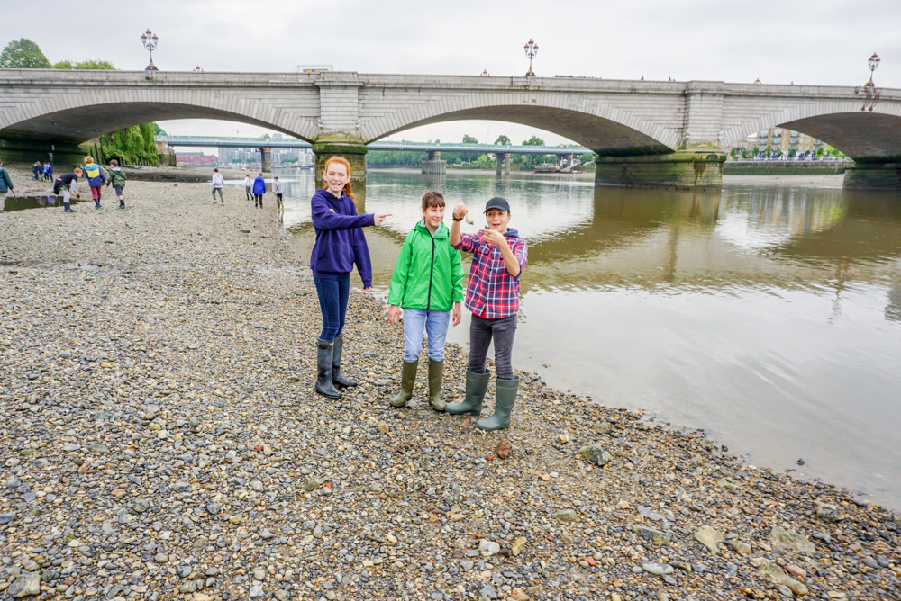 St Benedict's archaeology activity on the Thames