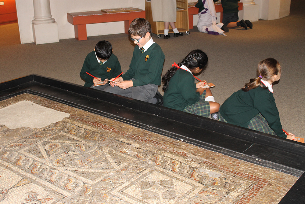 St Benedict's Junior School trip to Verulamium Museum