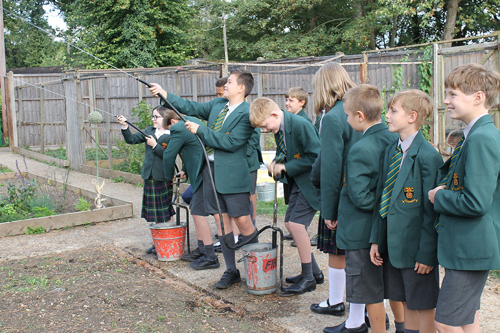 St Benedict's Junior School trip to the 1940s Experience