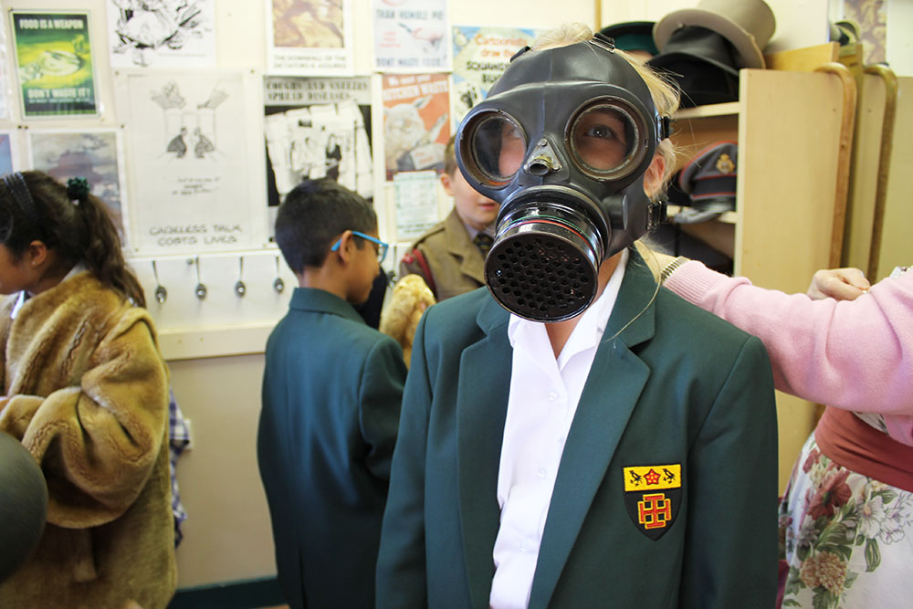 St Benedict's Junior School trip to the 1940s Experience