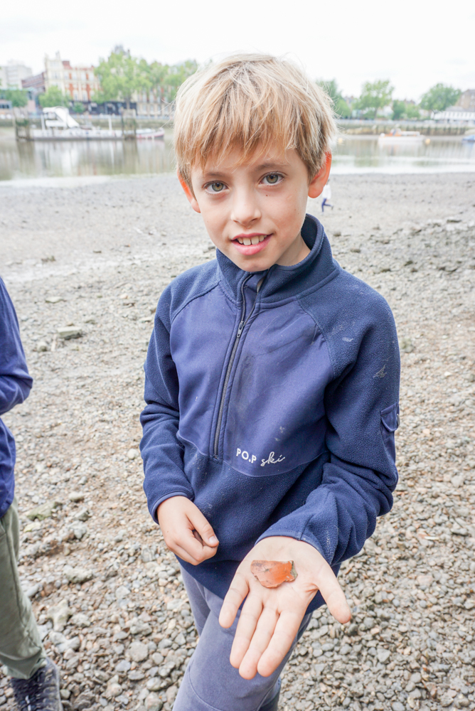 St Benedict's archaeology activity on the Thames