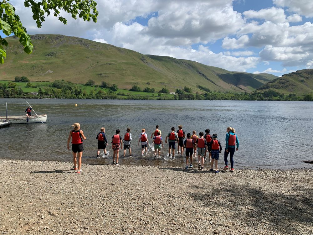 St Benedict's JS Lakes outward Bound trip