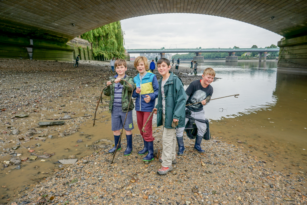 St Benedict's archaeology activity on the Thames