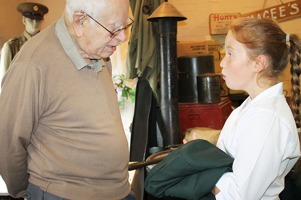 St Benedict's Junior School trip to the 1940s Experience