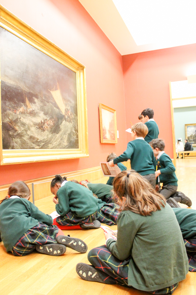 St Benedict's Junior School Ealing west London visit Tate Britain