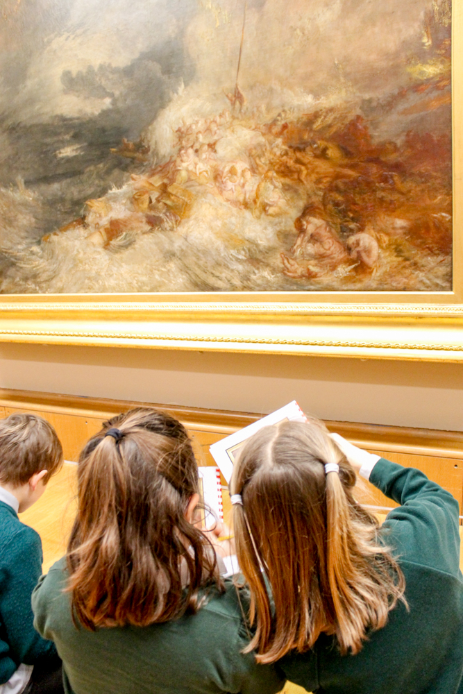 St Benedict's Junior School Ealing west London visit Tate Britain