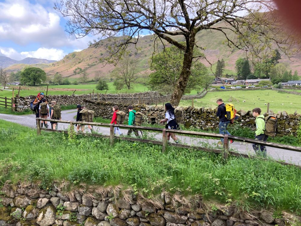 St Benedict's JS Lakes outward Bound trip