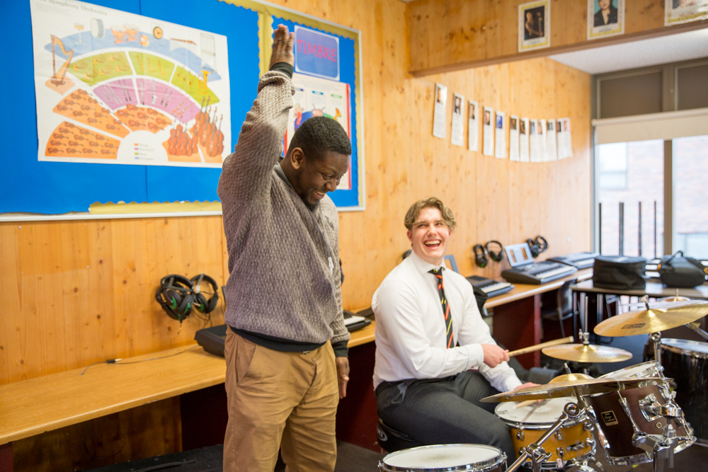 Sam Blue at St Benedict's Jazz Workshop