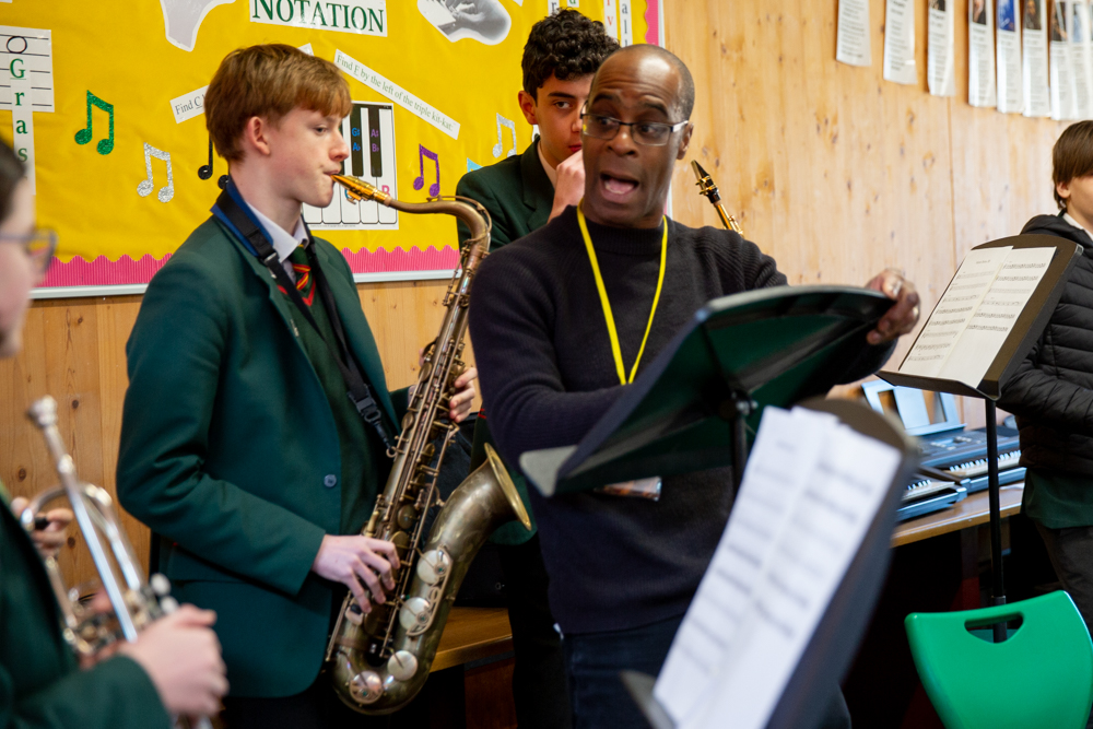 St Benedict's Music GCSE composition/performance Bassistry workshop