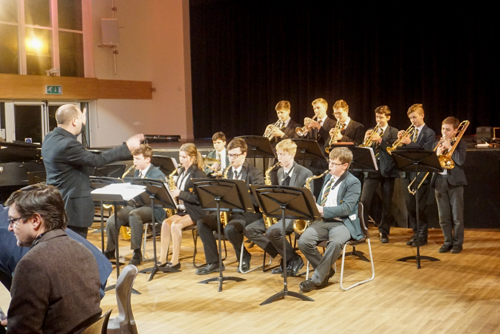 The Big Band perform at St Benedict's Jazz Soiree