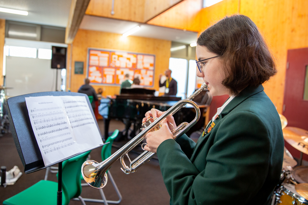 St Benedict's Music GCSE composition/performance Bassistry workshop